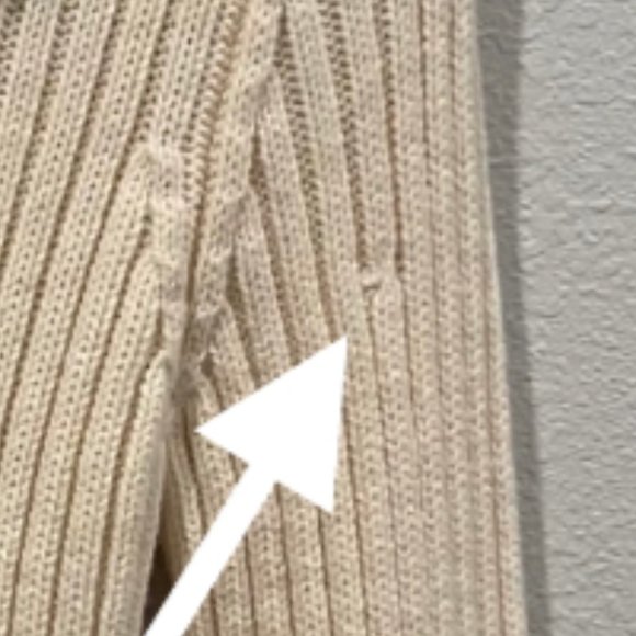 UNITED COLORS OF BENETTON Ivory Knit Cardigan - Picture 5 of 5